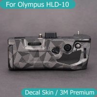 For Olympus HLD-10 Decal Skin Vinyl Wrap Protector Film Camera Battery Grip Handle Protective Sticker HLD10 HLD 10 OM-1 OM1