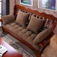 毛絨紅木沙發墊坐墊中式沙發坐墊實木防滑沙發墊飄窗墊加厚可定做 雙十一購物節