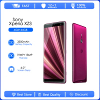 Sony Xperia XZ3 H8416 Refurbished-Original Unlocked 6.0" 19MP 64GB 4GB RAM 19MP Octa-core Cellphone 2160p NFC Android Phone