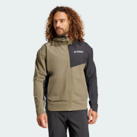 【adidas 愛迪達】TERREX MULTI SOFTSHELL 連帽外套 防風 男 IX1488