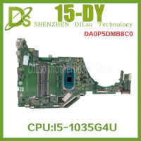KEFU DA0P5DMB8C0 Mainboard For HP 15-DY 15-DA 15S-FQ 15T-DY Laptop Mainboard With I5-1035G1 I7-1065G7 L71756-601 L71756-001 100%