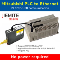 Support MC TCP/Modbus TCP Applicable to Mitsubishi FX /A/Q/L Series PLC Plug and Play