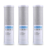Pack of 3 Activated Carbon Filter Cartridge Activated Carbon CTO Water Filter