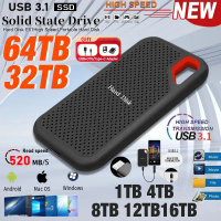 Original E61 Portable SSD 1TB ssd Hard Drive 2TB External SSD Type-C USB 3.1 M. 2 for Laptop/Desktop