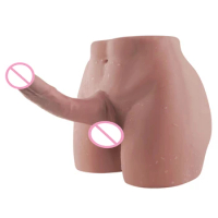 Sex Doll Huge Dildo Vagina G-spot Penis Sex Toy For Women Men Lesbian Artificial Realistic Silicone Torso Transgender Couple toy