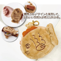 【Sayaka 紗彌佳】零錢包 錀匙包 日系創意鯛魚燒造型錀匙扣零錢包(附手掛綁帶)