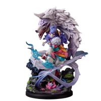 36Cm Lol League of Legends Kindred Eternal Hunters Action Figure Collectible Statue Ornament Model Garage Kit Doll Toys Gift
