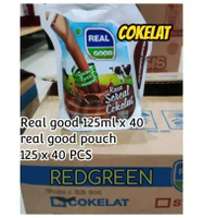 susu bantal real good 1dus 125mlx40pcs real good 1 dus isi 40pcs 125ml x40pcs Cokelat POUCH