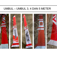 Umbul-Umbul Merah Putih Bendera Kain Layur Bandir 3 Meter 4m 5m