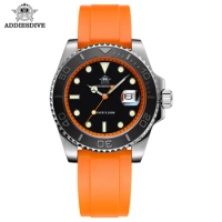ADDIESDIVE New Quartz Watch for Men Business Diving Wristwatch 316L Stainless Steel Luminous 200m Diver's Watch Top Brand reloj