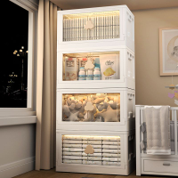 免運 大號加厚免安裝收納柜嬰兒童玩具儲物柜子簡易寶寶衣柜抽屜整理箱-快速出貨