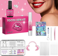 DIY Teeth Gem KitNew Crystals Jewelry Teeth Kit Teeth Gems SetTeeth Gems Kit Fashionable Set with Sh