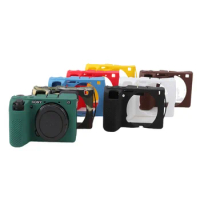 For Sony a6700 A6500 a6400 a6300 a6100 A6000 protective rubber cover soft silicone armor camera body case
