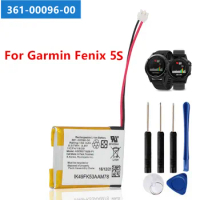 361-00096-00 Battery 150mAh For GARMIN Fenix 5S 5SPlus Fenix 5S Plus Sapphire GPS Watch Battery ASDB371828-P1 + Free Tools