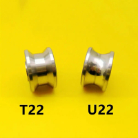 Vòng bi lăn trượt 2 chiếc U22 T22 Rãnh đáy tròn cho rèm cửa