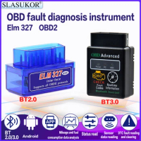 Bluetooth Elm327 obd2 scanner OBD car diagnostic tool code reader For Android Windows Symbian English