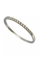 LITZ [SPECIAL] LITZ 18K White Gold Diamond Ring DR131-W