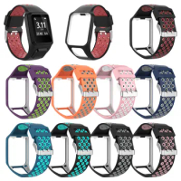50pcs Dual color Silicone Replacement Wrist Band Watch Strap For TomTom Runner 2 3 Spark 3 GPS Watch Fitness Tracker