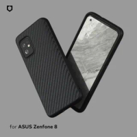 【RhinoShield 犀牛盾】ASUS Zenfone 8 / 8 Flip SolidSuit 碳纖維紋路防摔背蓋手機保護殼(原廠出貨)
