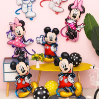 Mickey Minnie Mouse Balloons Disney Cartoon Foil Balloon Baby Shower Birthday Party Decorations Kids Classic Toys Air Gift