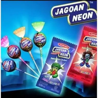 Permen Lolli JAGOAN NEON Permen Lolipop Permen Loli Renceng - Beli Banyak = Makin Murah!!! Strawbery