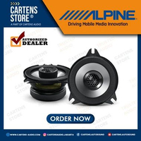 Speaker Coaxial Mobil Alpine BRV-S40 - 2 Ways Coaxial 4 Inch SQ Premium Hitam