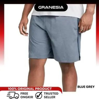 All in Motion Men's Lined Run Shorts 9inch|Celana Lari Cowo Running Short M Blue Grey