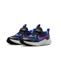 【NIKE 耐吉】COSMIC RUNNER PSV 小朋友 運動鞋 魔鬼氈 黑藍色 跑步(HM4400-002)