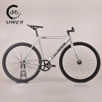 TSUNAMI SNM100 Fixed Gear Bike 700C Aluminum Frame Single Speed Fixie Full Bike Track Bicycles Industrial Bearing Wheel V Brakes