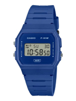 CASIO นาฬิกาข้อมือ F-91WB-2A1DF สีน้ำเงิน