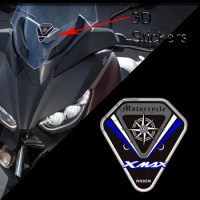 For Yamaha X-max Xmax X Max 125 250 300 400 Motorcycle Scooters Windshield Windscreen Screen Wind Shield Emblem Logo Stickers