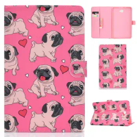 Fashion Puppy Cat Case for Samsung Galaxy Tab A 10.1 (2016) SM-T580 T585 Tablet Cover for Samsung Tab A A6 10.1 Coque Funda +Pen