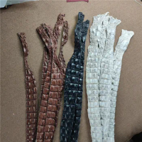 Genuine Cro Bone Leather Piece, DIY Craft, Handmade Watch Belt, Bracelet, Belt Strap, Keychain Material, 50 cm, 70cm, 1 Piece