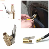 New Car Iatable Quick Connector Brass Air Pump Thread Nozzle Adapter Car Accessories Fast Conversion Head Clip Type Nozzle Tools