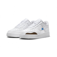 【NIKE 耐吉】Nike Air Force 1 Low 07 Cut Out White 鱷魚紋 簍空 休閒鞋 FB1906-100