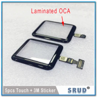 5Pcs 44mm 40mm Touch Screen Digitizer Glass with OCA Glue For Apple Watch Series 6 5 S6 S5 S4 SE LCD Front Sensor Panel Replace