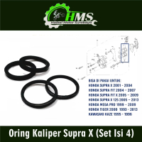 Oring Kaliper Supra X (Set Isi 4) - O Ring Karet Seal Piston Caliper Cakram Depan Supra X 125 Tiger