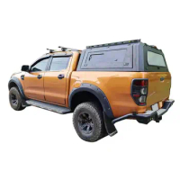 OEM Factory 4x4 Waterproof Steel hard top camper Pickup truck camper hard shell canopy for for Ford Ranger T6 T7