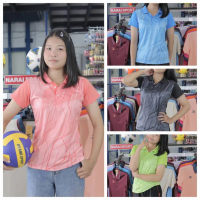 ***ของแท้ส่งไว** เสื้อคอปกหญิง  SA303  เสื้อกีฬาหญิง  ทรงเข้ารูป แนะนำให้เผื่อไซด์ SPORT DAY ผ้าไมโค