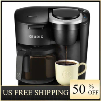 Keurig K-Duo Essentials Black Single-Serve K-Cup Pod Coffee Maker, Black Keurig Coffee Makers