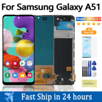 6.5''Super AMOLED LCD For Samsung Galaxy A51 LCD Display Touch Screen Digitizer Assembly Replacement A515 A515FN/DS A515F
