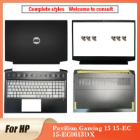 NEW For HP Pavilion Gaming 15 15-EC 15-EC0013DX TPN-Q229 Laptop LCD Back Cover Front Bezel Pamrest Bottom Case L72711-001 15-EC