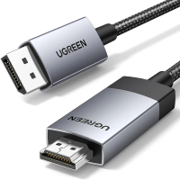 UGREEN DP119 25491 DP 轉 HDMI 3米 MM 4K 60HZ 線纜 黑色 (V009)