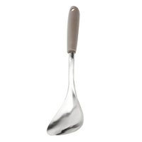 《Luigi Ferrero》Norsk不鏽鋼料理匙(摩卡) | 攪拌匙 攪拌杓 料理杓