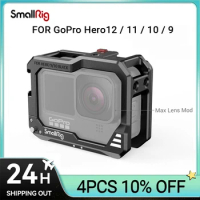 SmallRig Black Vlog Kit for GoPro Hero 9/ for GoPro Hero 12/11/10/ 9 Compatible With Microphone Adapters Camera Accessories