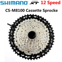 SHIMANO DEORE XT CS M8100 Cassette Sprocke M8100 Freewheel Cogs Mountain Bike MTB 12-Speed 10-51T M8100 Cassette Sprocket