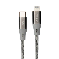 【PX 大通】UCL-1.8G/1.8P 灰/粉 USB-C to Lightning 快速充電傳輸線 1.8米(蘋果 APPLE Lightning 接頭)
