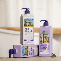 500ml Milk Baobab Hi-Sera Shampoo Treatments Verbena Refreshing Soft Moisturizing Shampoo Hair Conditioner Body Wash Set