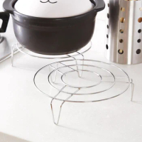 Stainless Steel Steamer Rack Multi-Purpose Steam Tray Stock Pot Steaming Tray Stand Kitchen Cookware Rice Cooker Steaming Rack