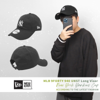 New Era 帽子 9FORTY 男女款 黑 白 老帽 棒球帽 紐約洋基 MLB 大聯盟 NY NE13529259